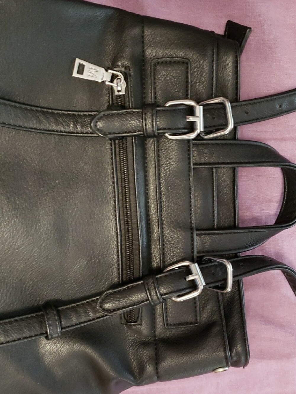Black Convertible Backpack - 3 Way - Picture 3 of 6